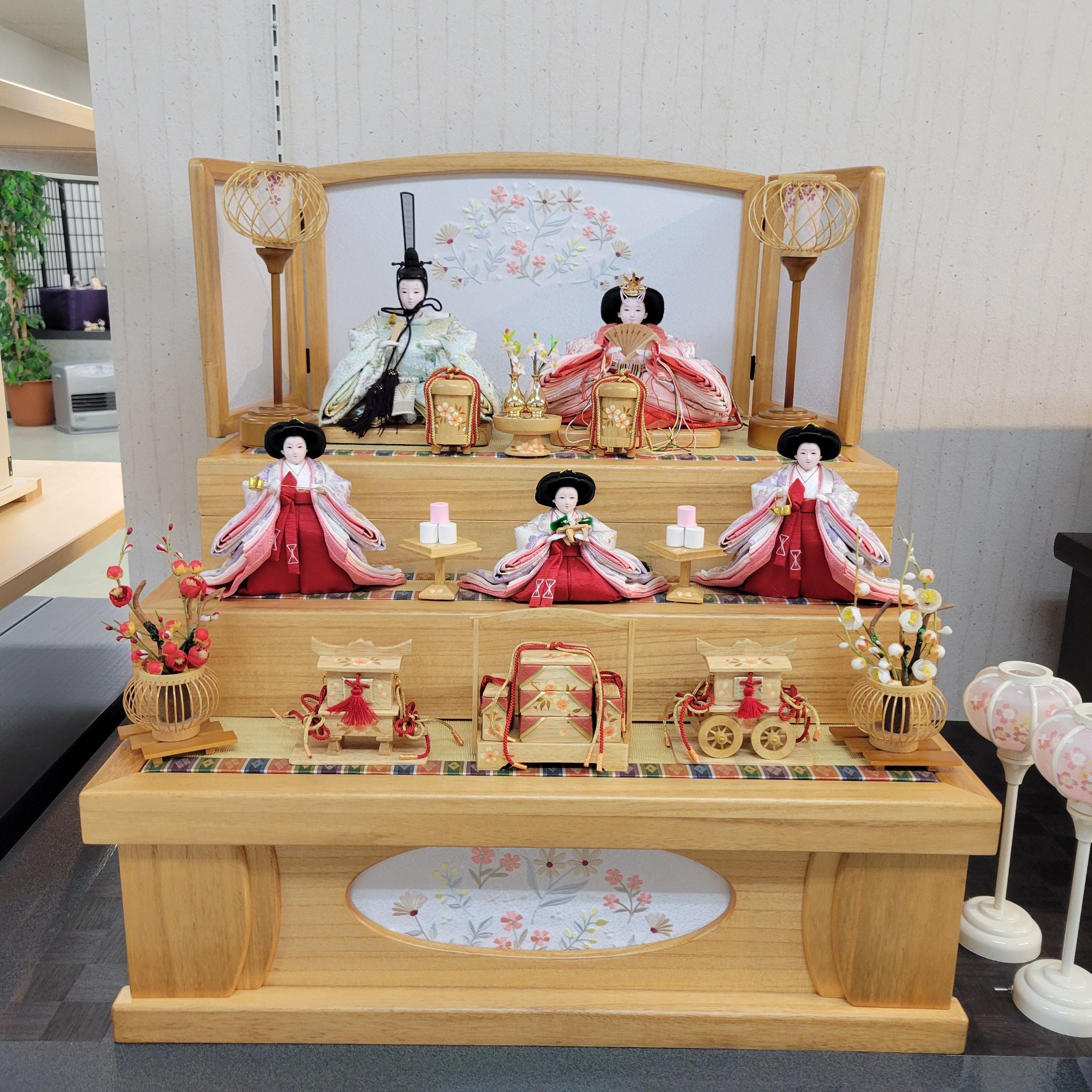【カスタム商品】ゆずは引出収納飾り ナチュラル 吉徳大光