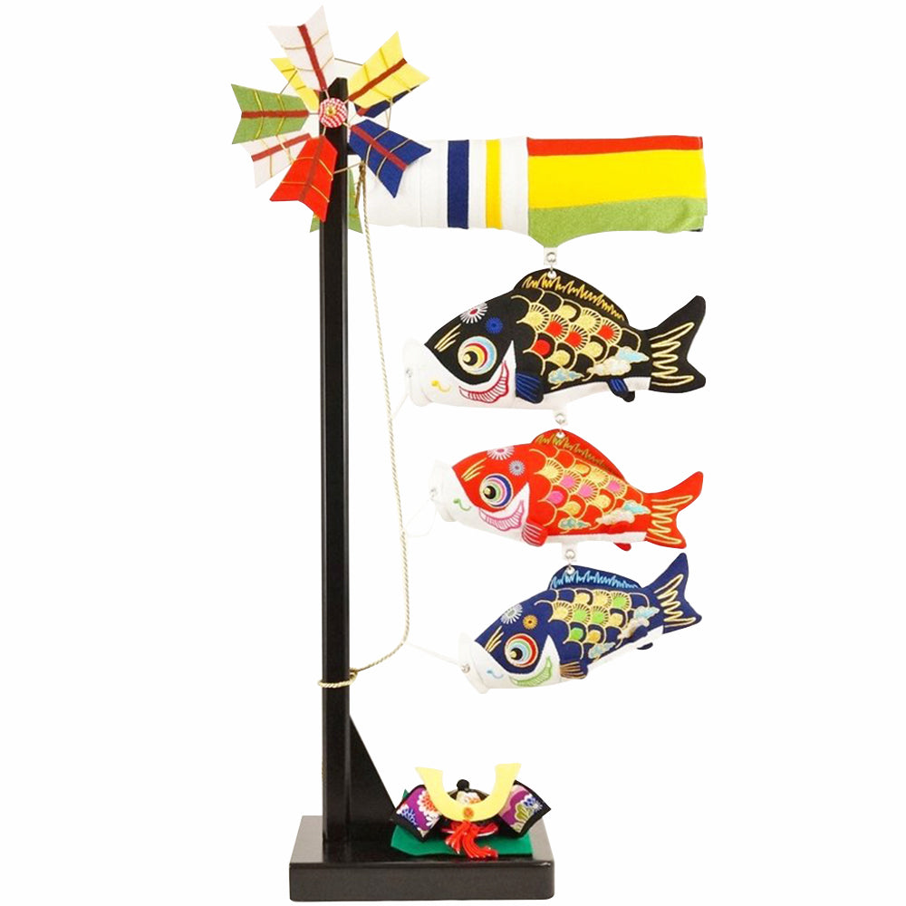 ちりめん鯉飾 69cm B 兜付