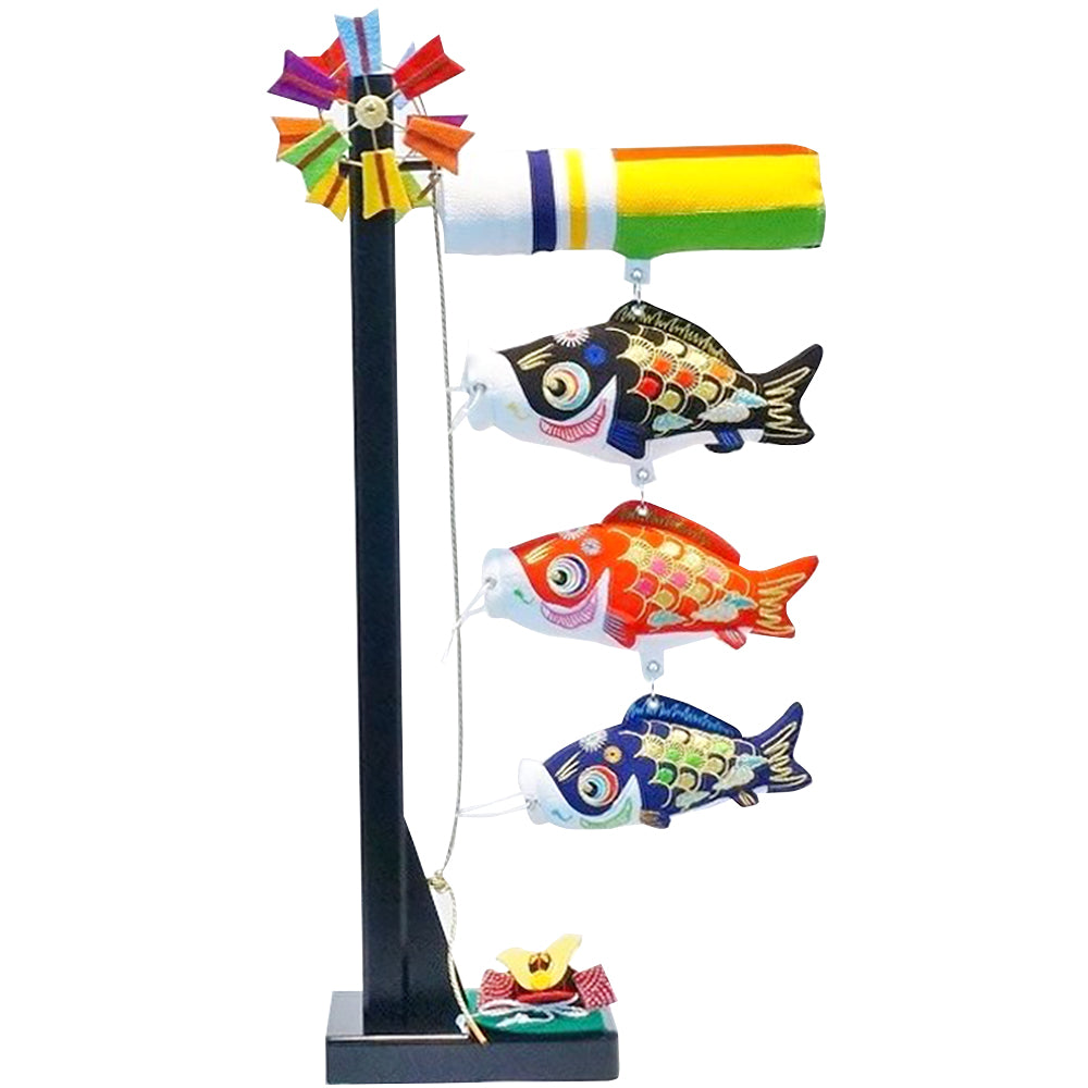 ちりめん鯉飾 57cm B 兜付