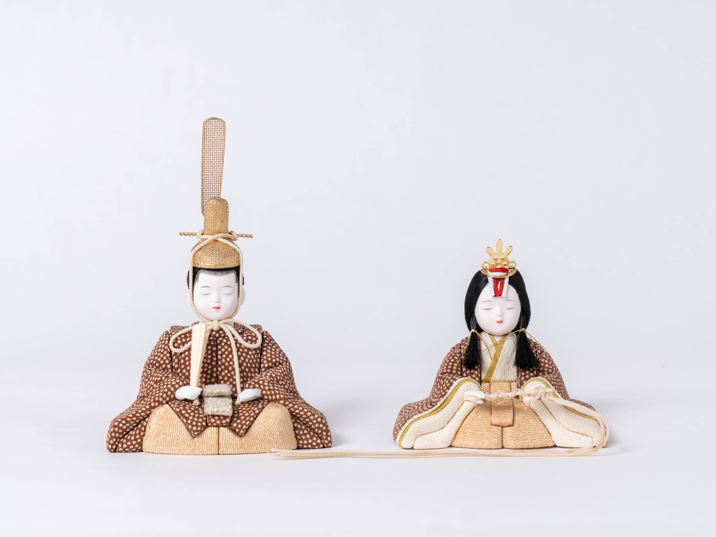 雛人形 紬平飾り 一秀 木目込み