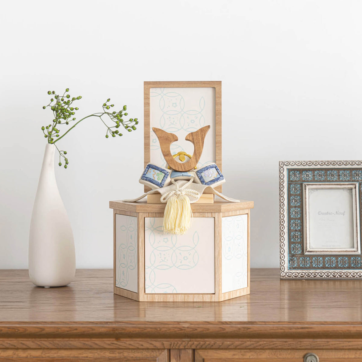 五月人形 碧 木目込み兜飾り 一秀