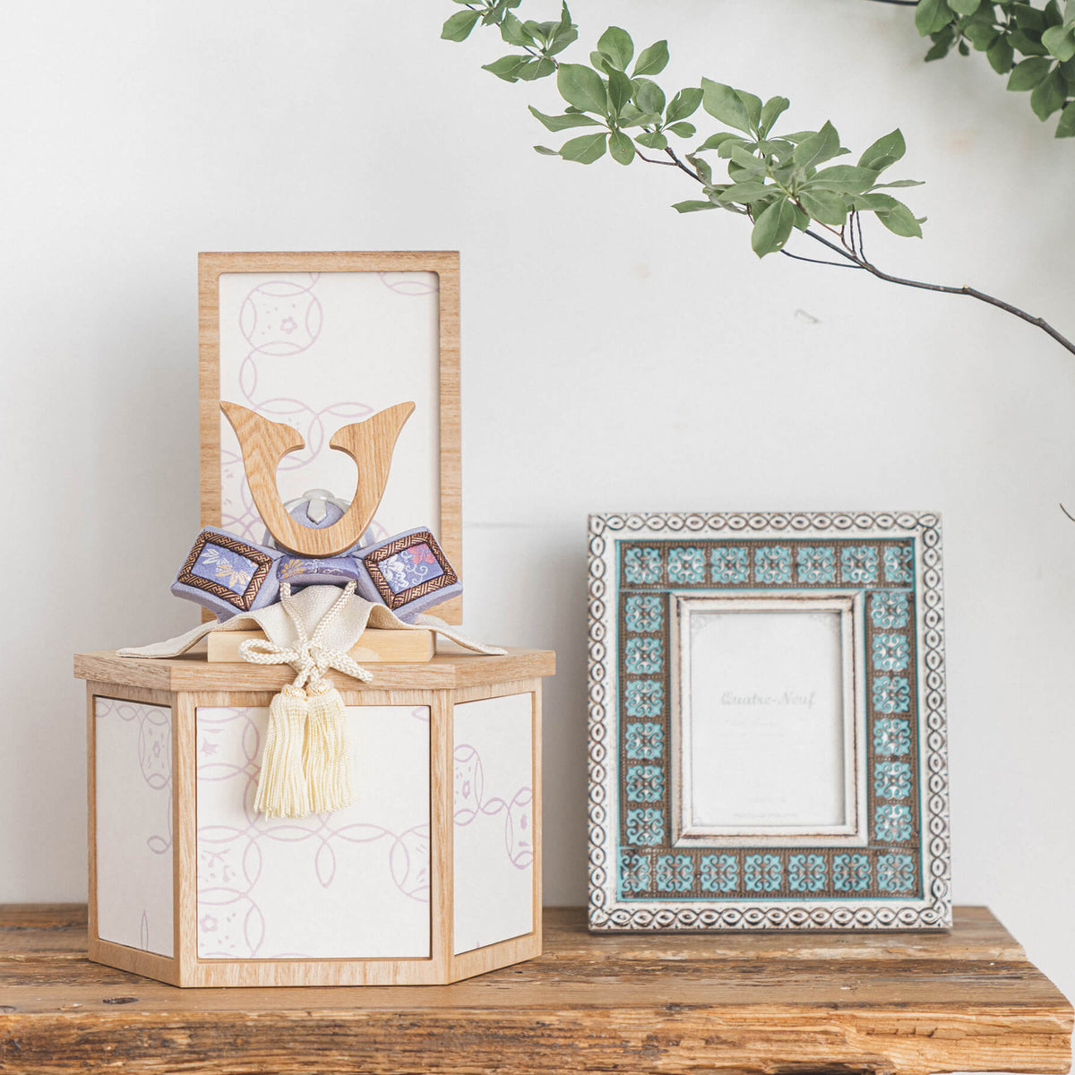 五月人形 藤 木目込み兜飾り 一秀