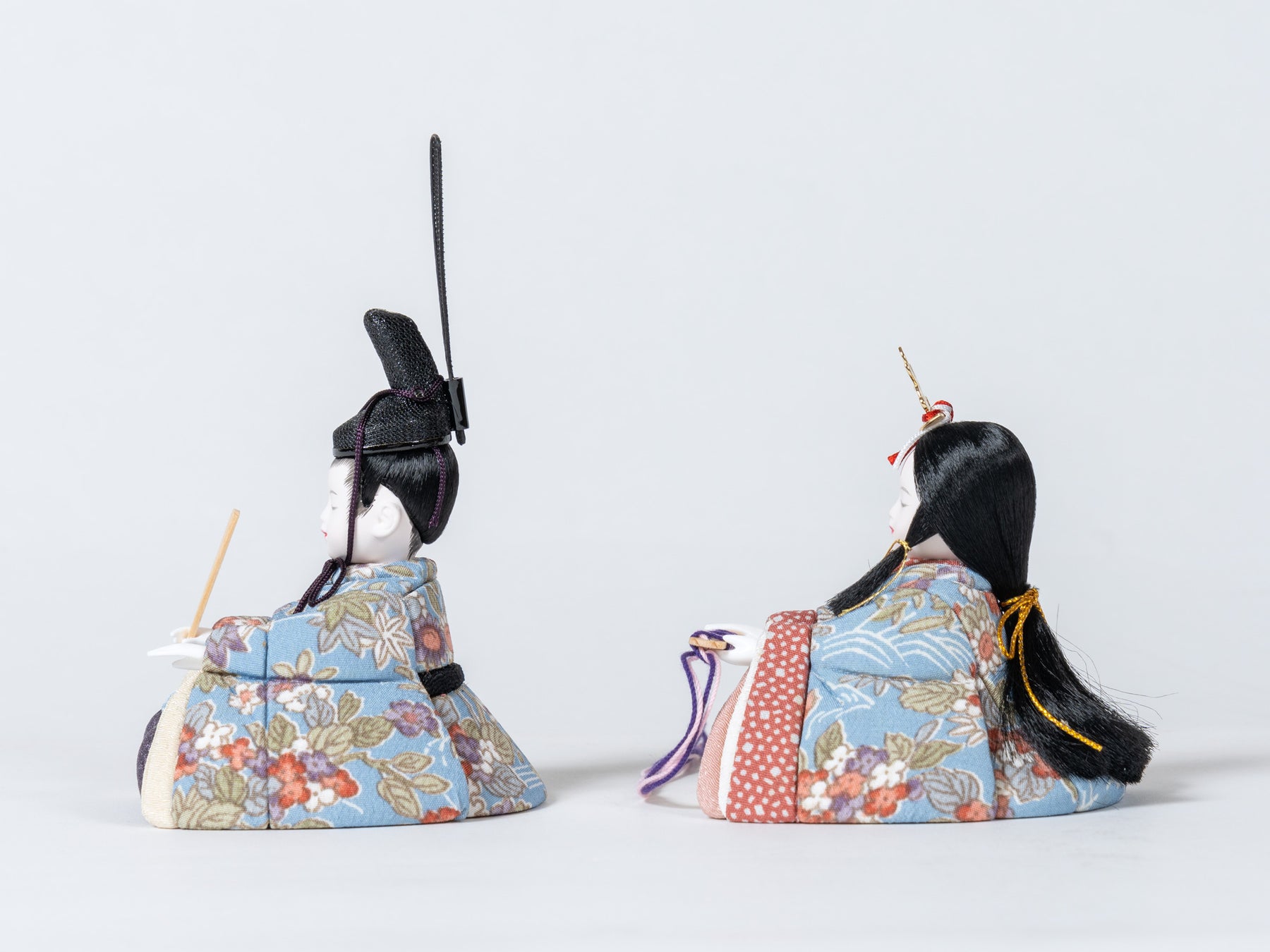 雛人形 瑠花平飾り 一秀 水色