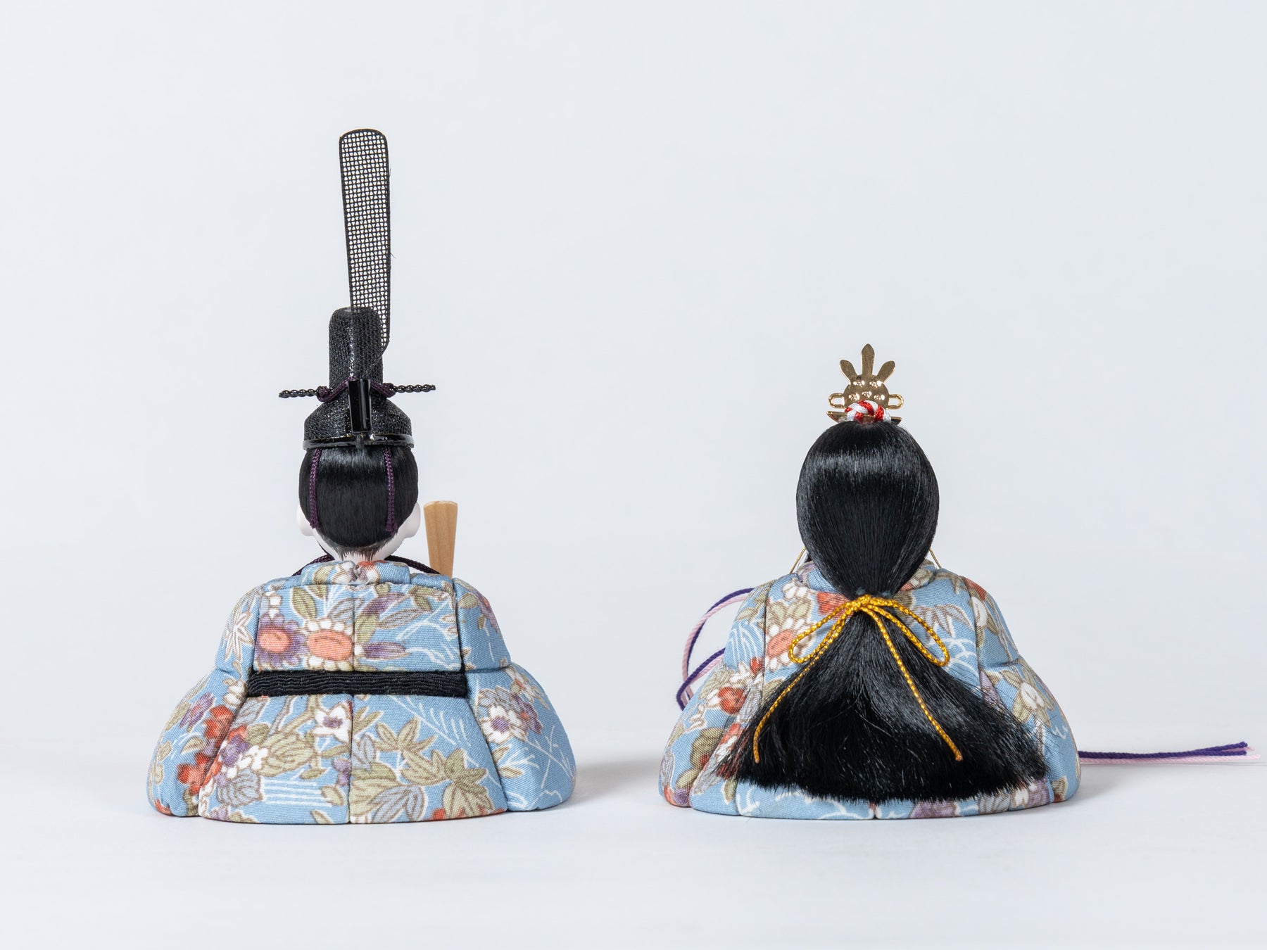 雛人形 瑠花平飾り 一秀 水色