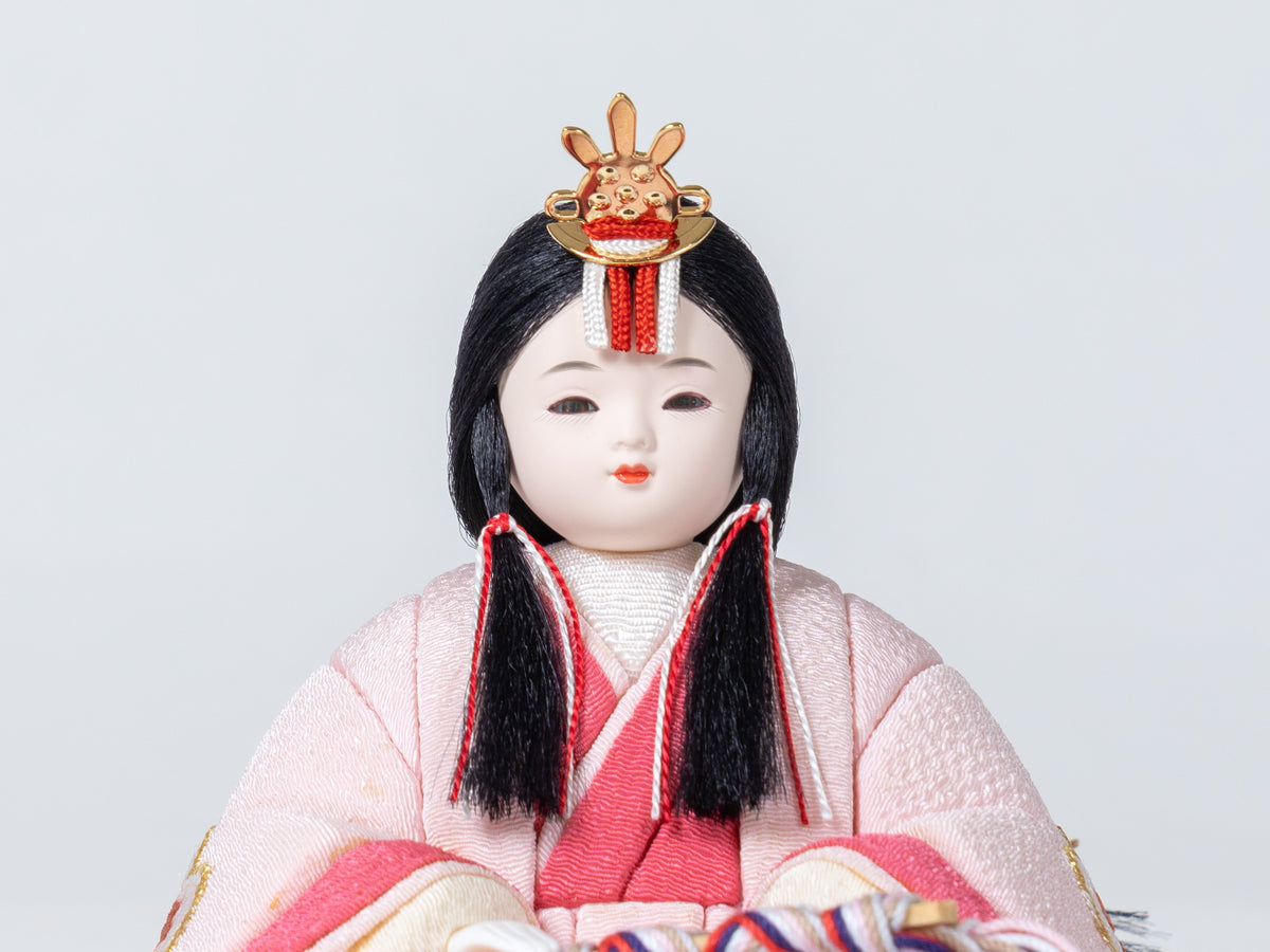 雛人形 宇珠 木目込み 平飾り 一秀 S-128