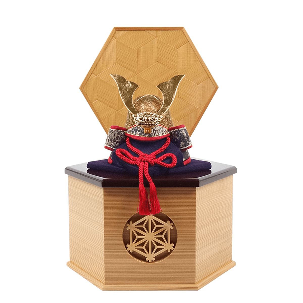 五月人形 宝輝(S) 木目込み兜飾り 柿沼東光