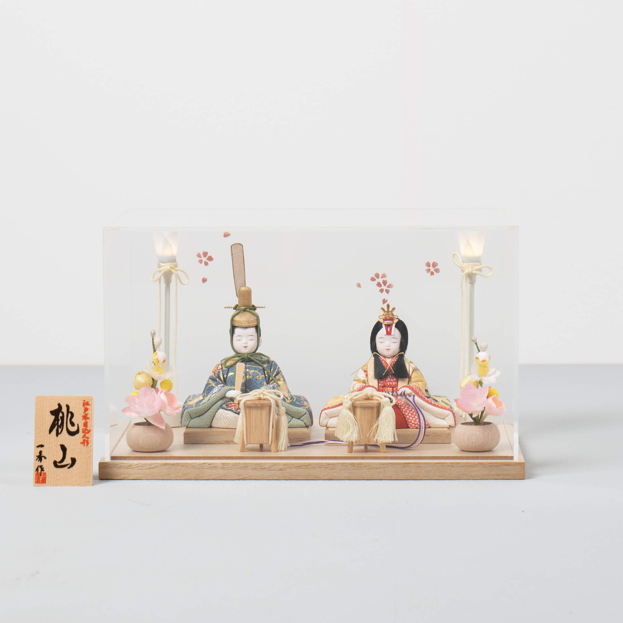 雛人形 心(ここ) 人形ケースS 白木 一秀 S-17-5