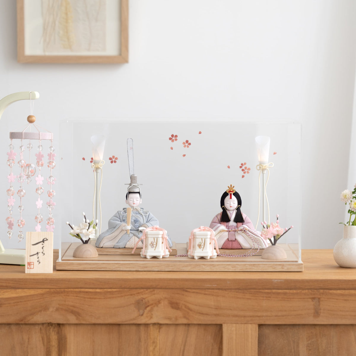 雛人形 心(ここ) 人形ケース 白木 一秀 C118