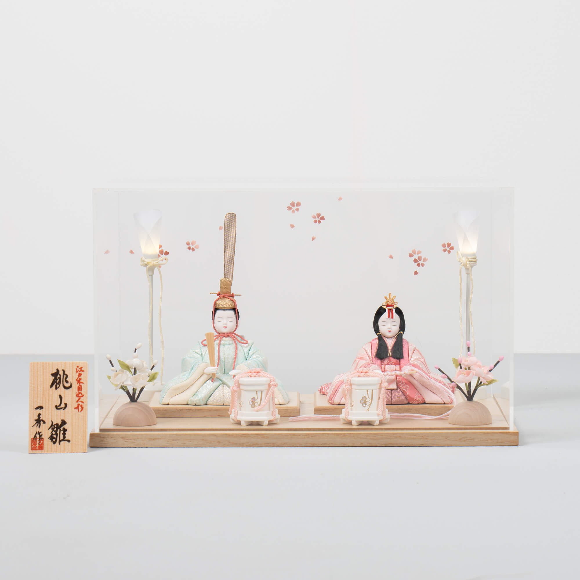 雛人形 心(ここ) 人形ケース 白木 一秀 C-07-02