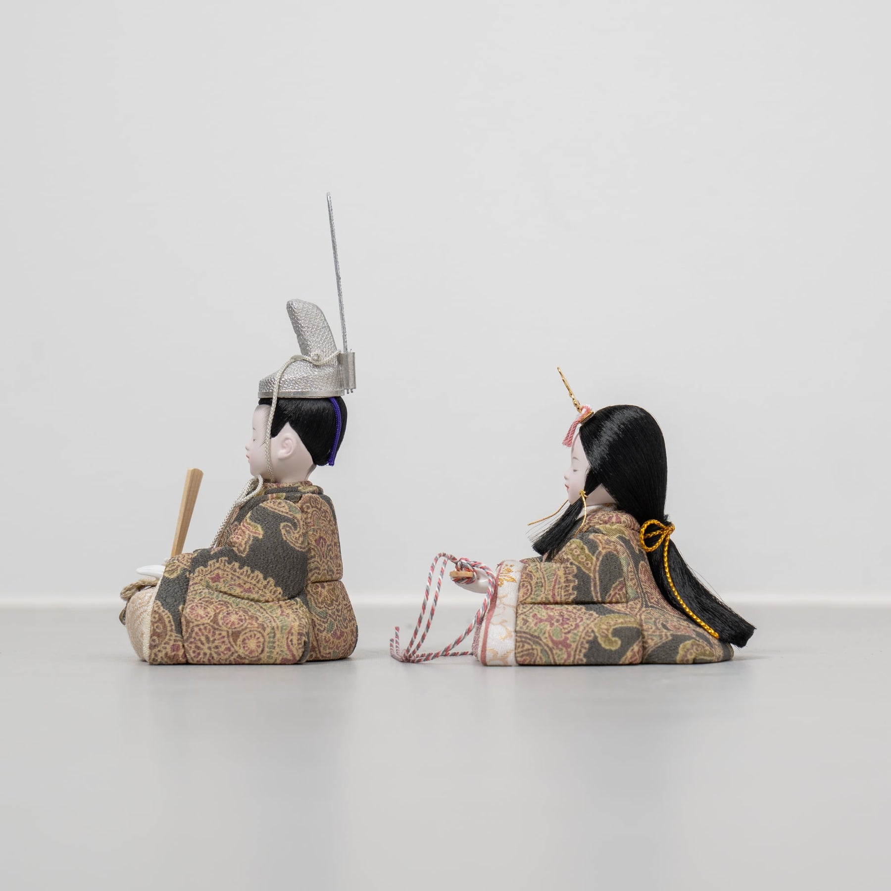 雛人形 こひな収納飾り 竹千筋細工花つまみ 一秀