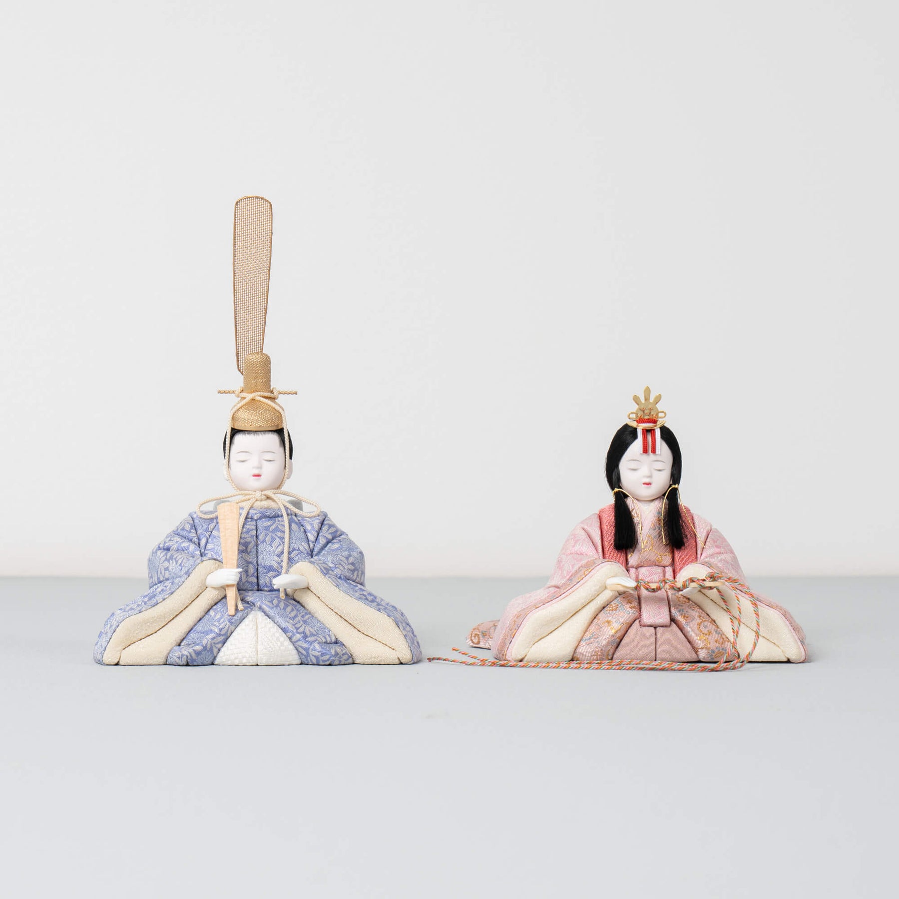 雛人形 紬 人形ケース オーク 一秀