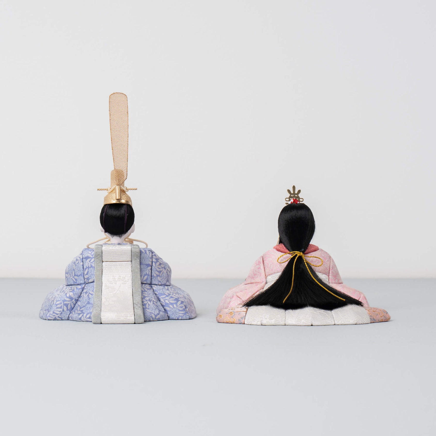 雛人形 紬 人形ケース オーク 一秀