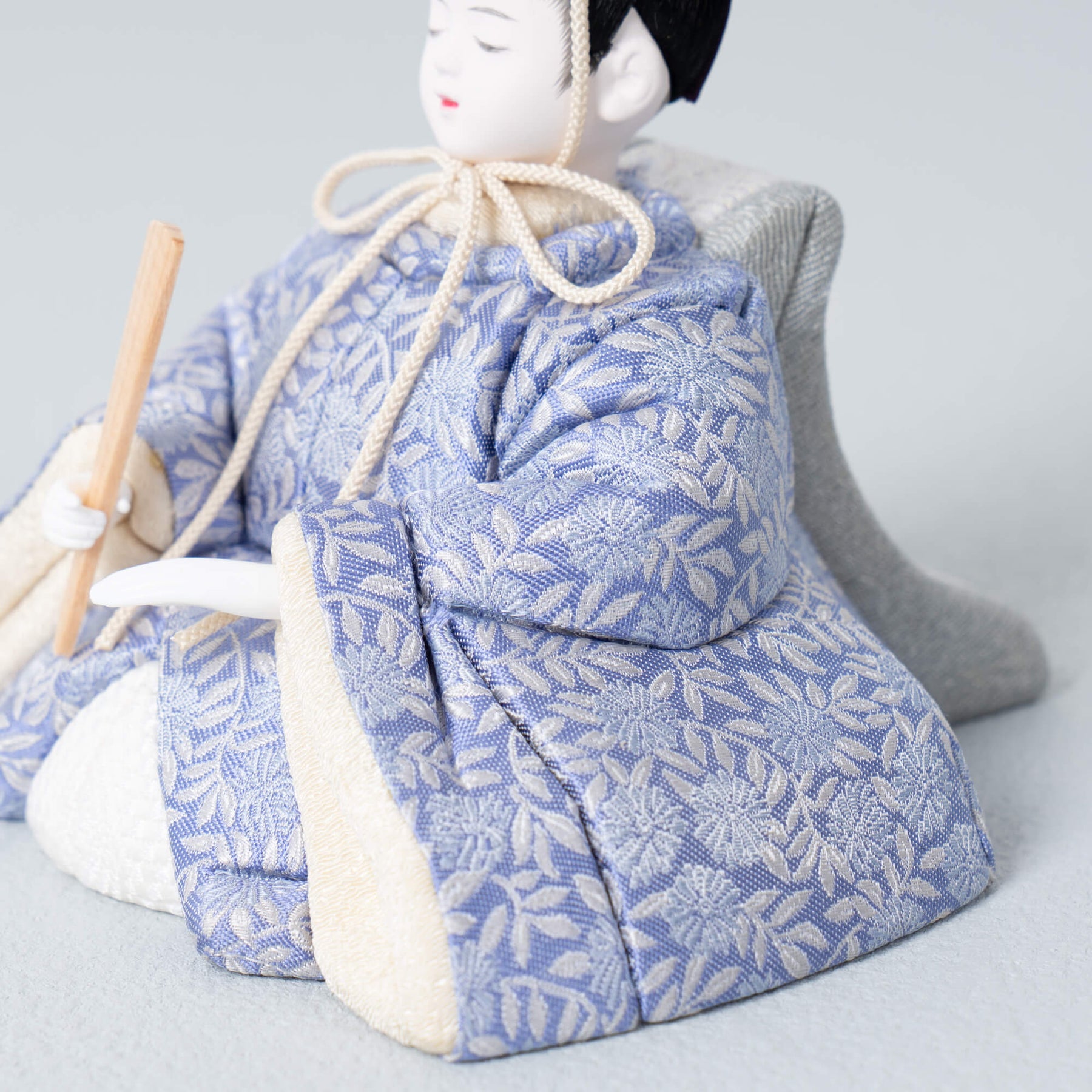 雛人形 紬 人形ケース オーク 一秀