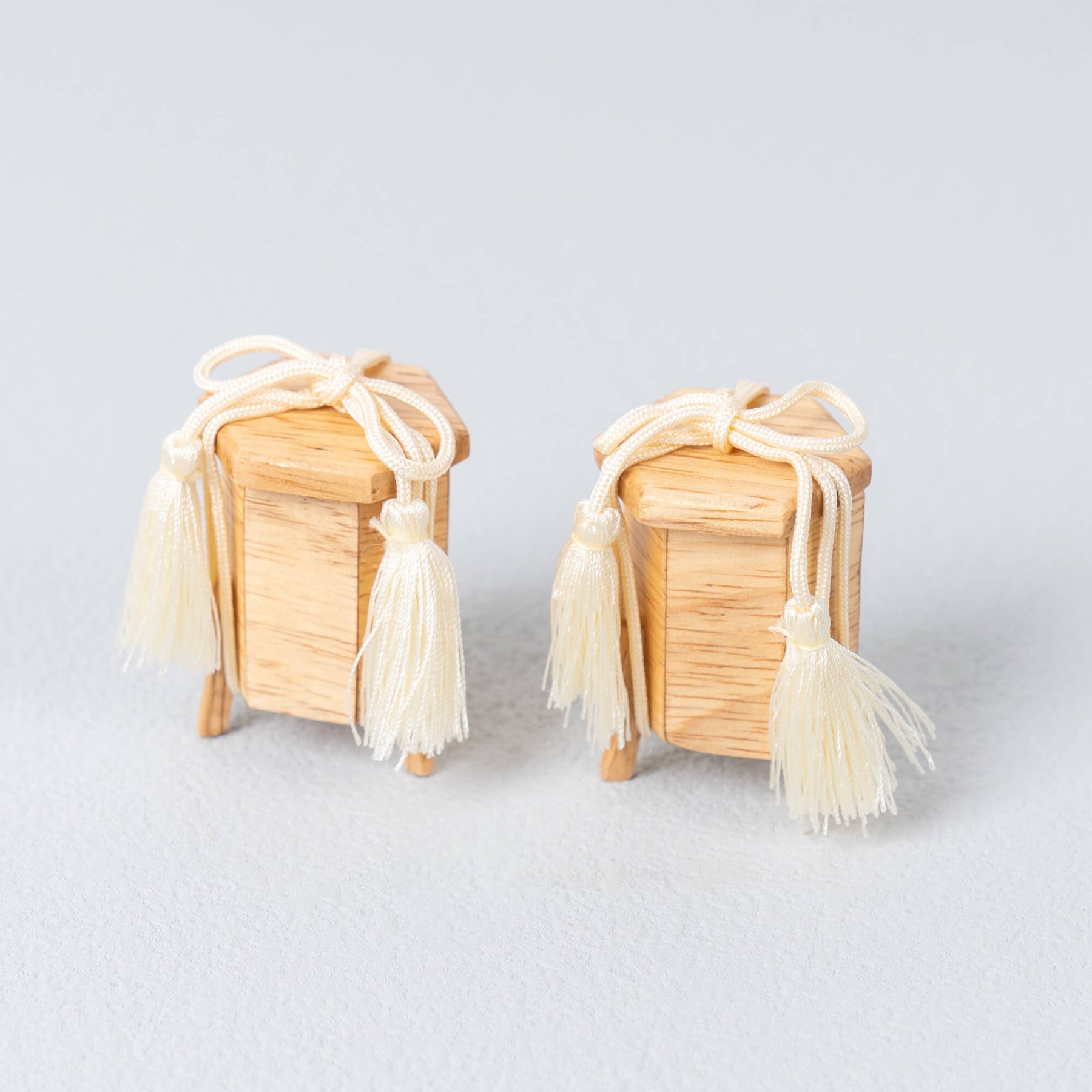 雛人形 琴 収納飾り ブラウン 吉藤作18