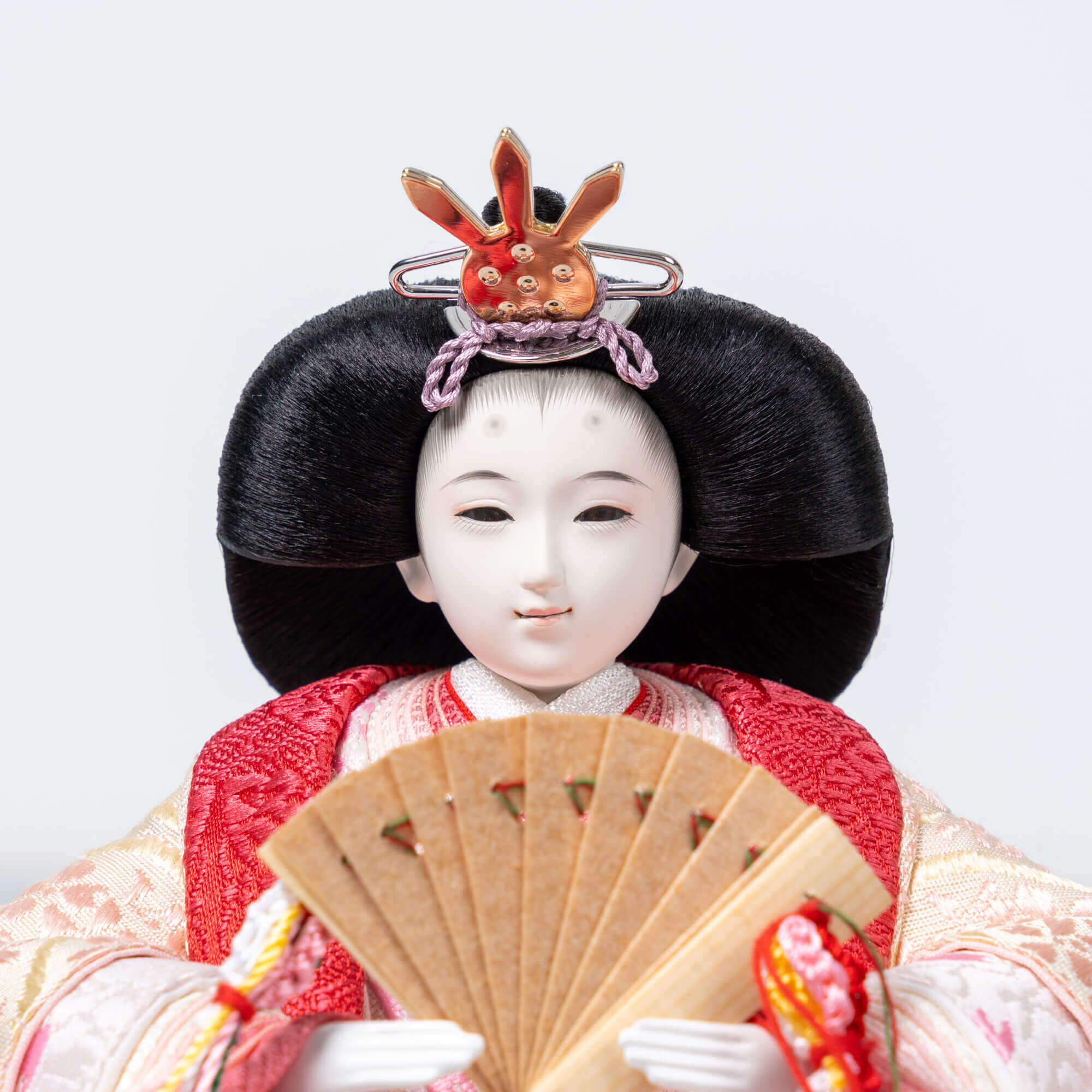 雛人形 月華 人形ケース 吉徳大光 正絹立湧