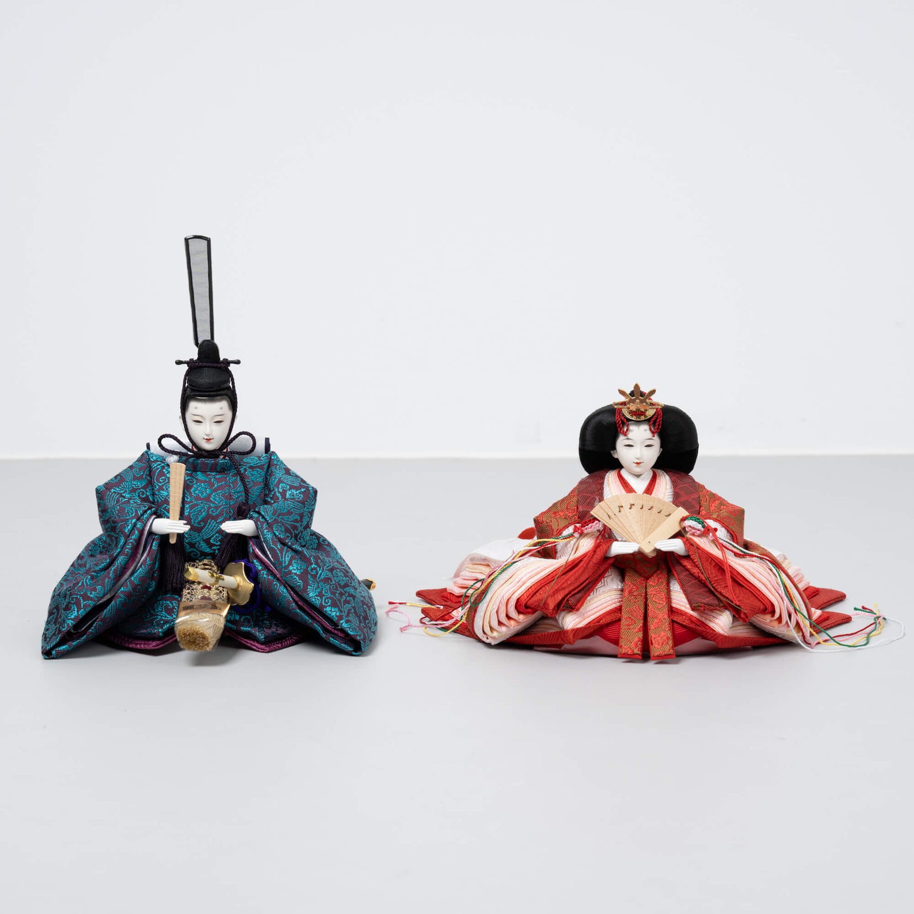 雛人形 月華 人形ケース 吉徳大光 正絹唐草尾長鳥