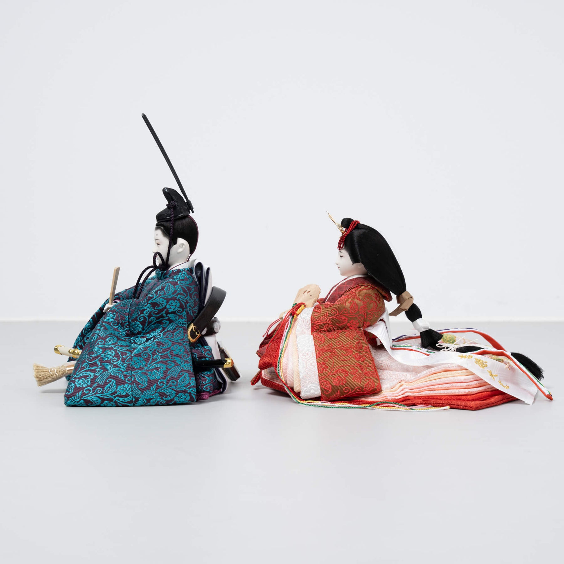 雛人形 月華 人形ケース 吉徳大光 正絹唐草尾長鳥