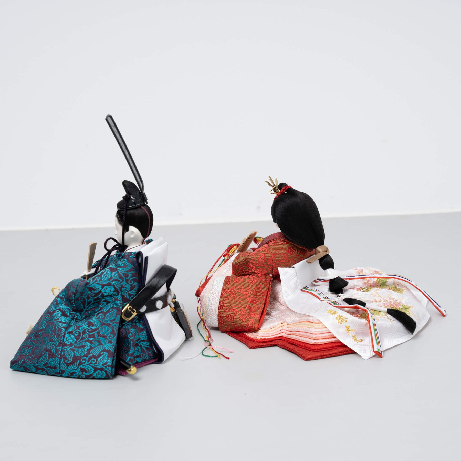 雛人形 月華 人形ケース 吉徳大光 正絹唐草尾長鳥