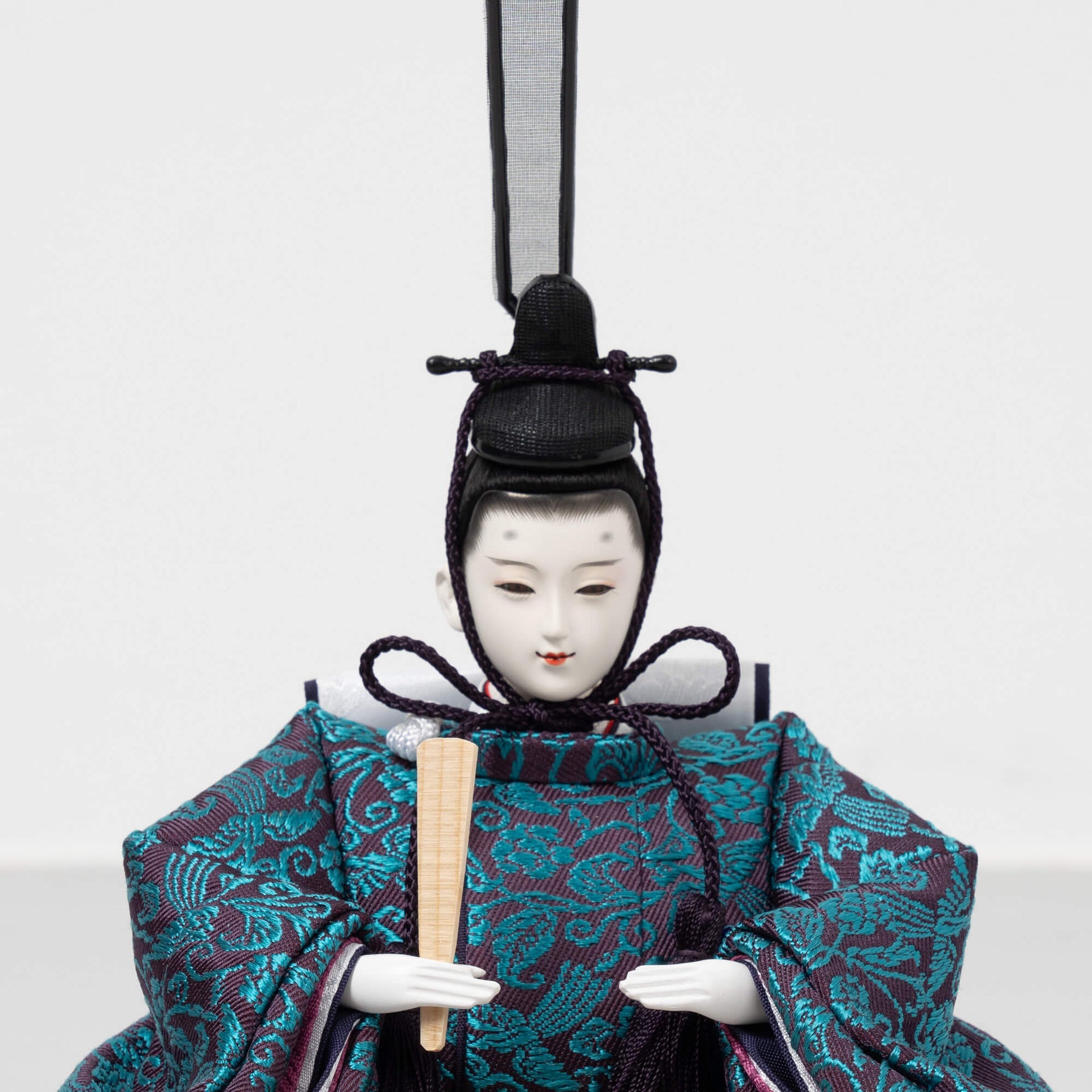 雛人形 月華 人形ケース 吉徳大光 正絹唐草尾長鳥