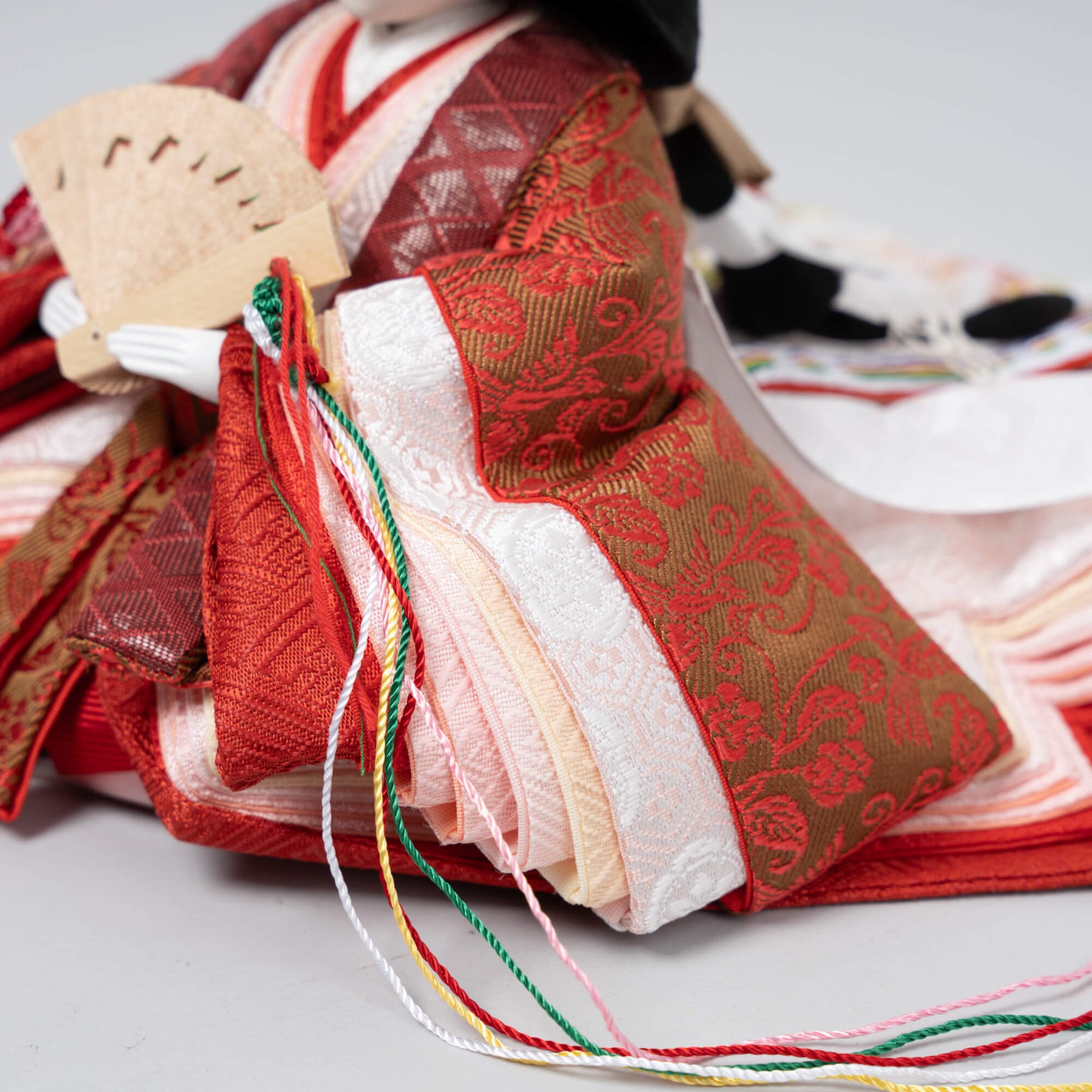 雛人形 月華 人形ケース 吉徳大光 正絹唐草尾長鳥