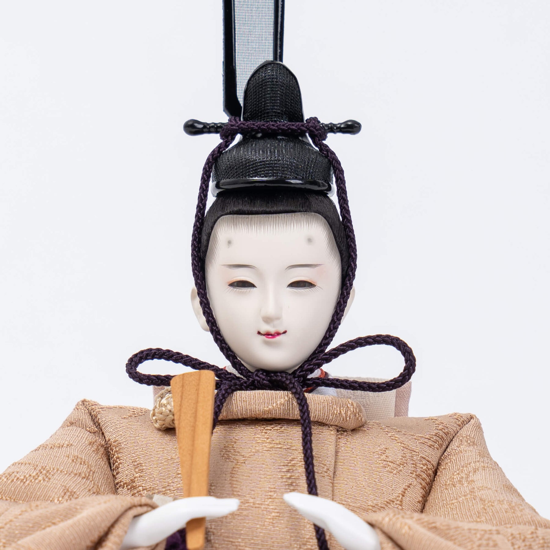 雛人形 凪彩収納飾り グレー 平安道翠 正絹草木染