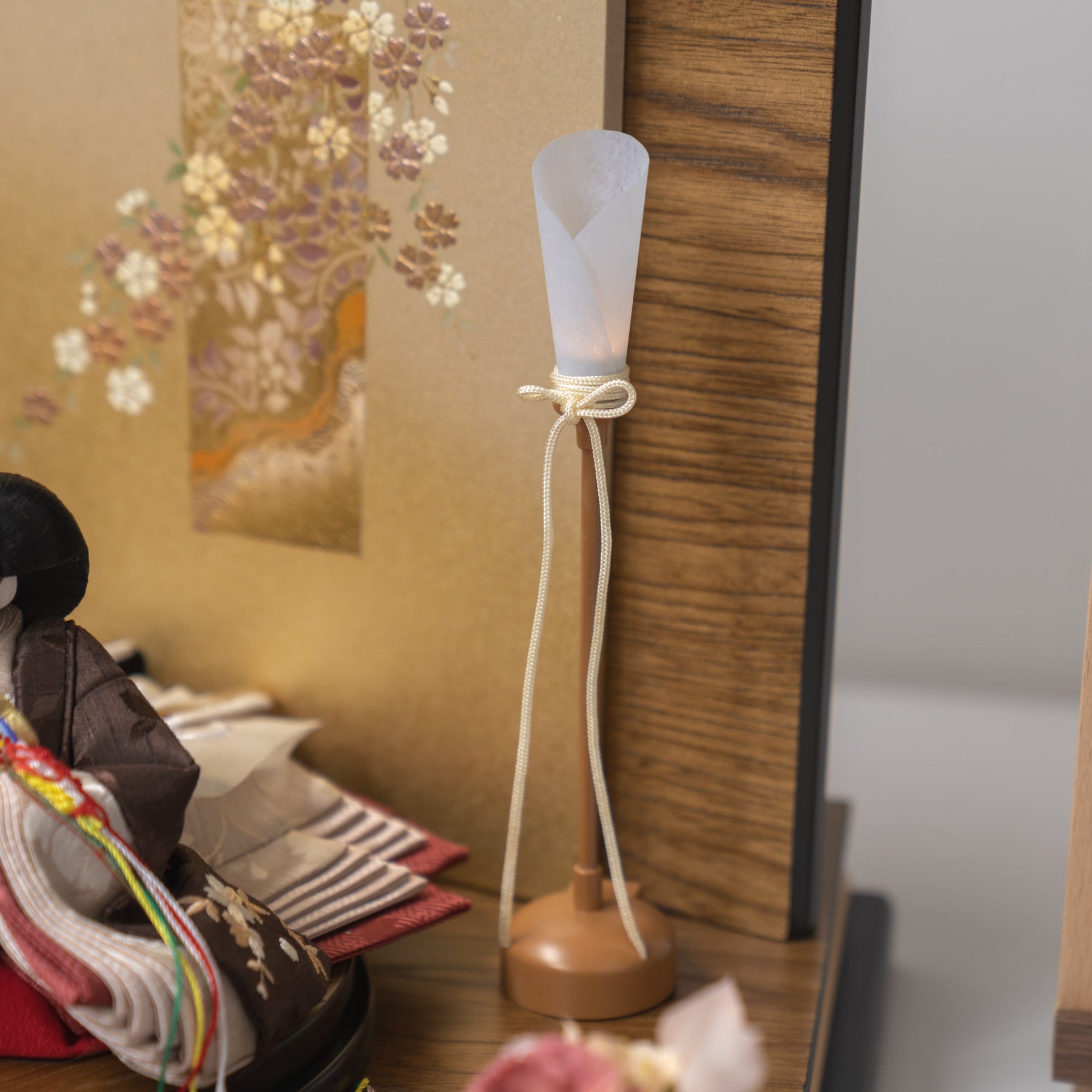 雛人形 わかば平飾り 木目茶 柴田家千代82I