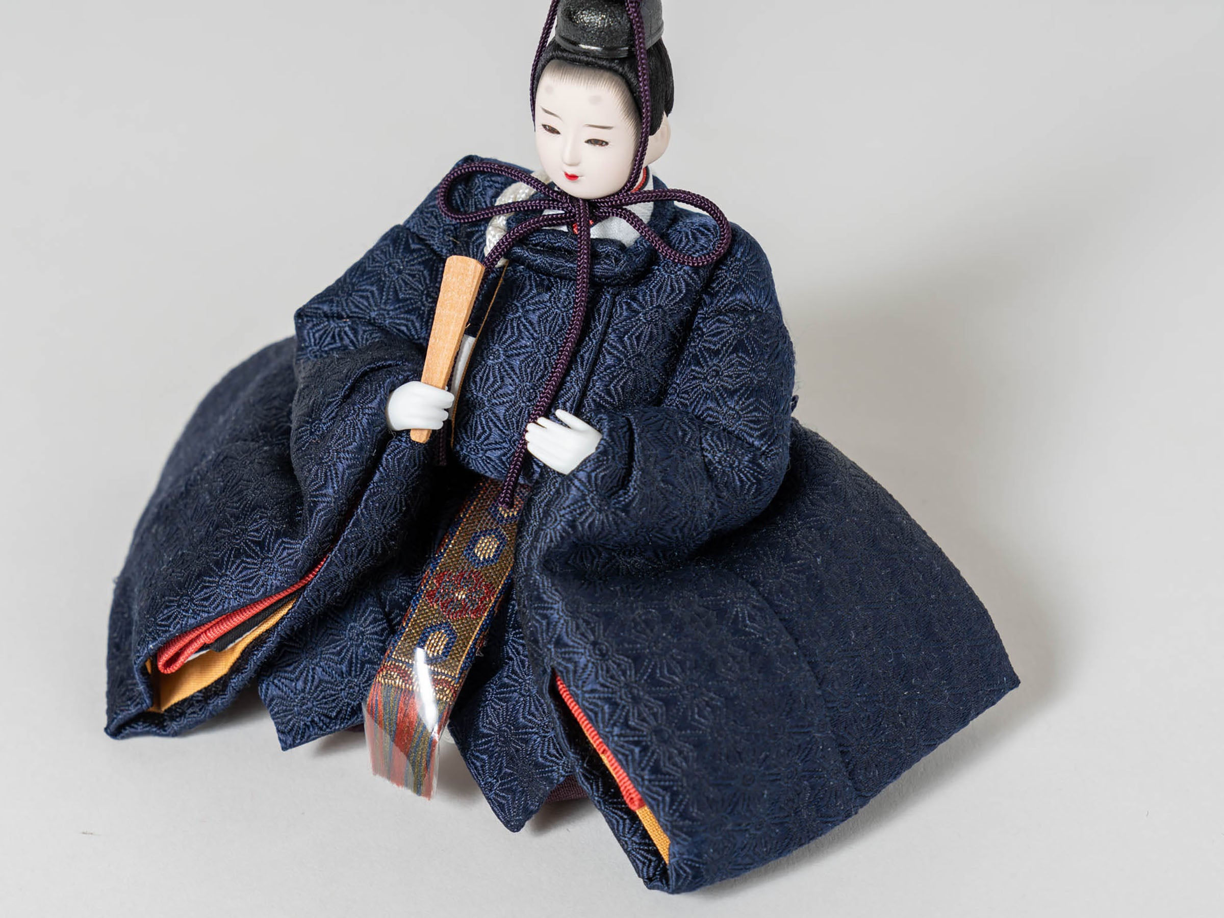 【カスタム商品】雛人形 わかば平飾り 木目茶 柴田家千代206