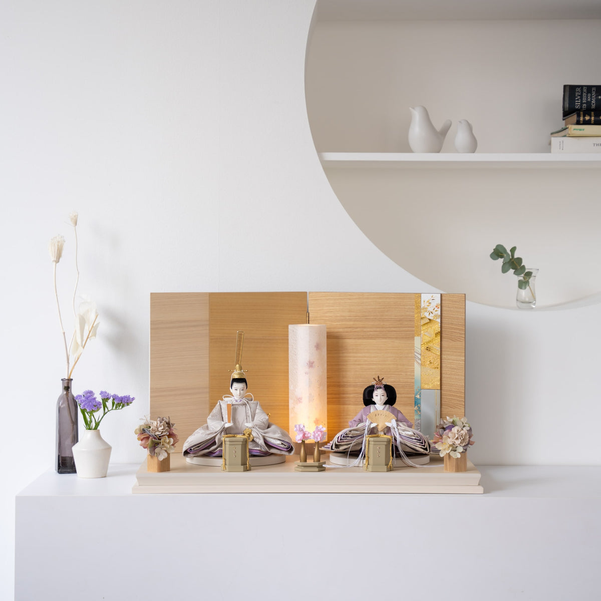 雛人形 清香平飾り ナチュラル 吉藤作