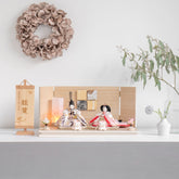 雛人形 胡白平飾り 白 吉徳大光 立湧桜