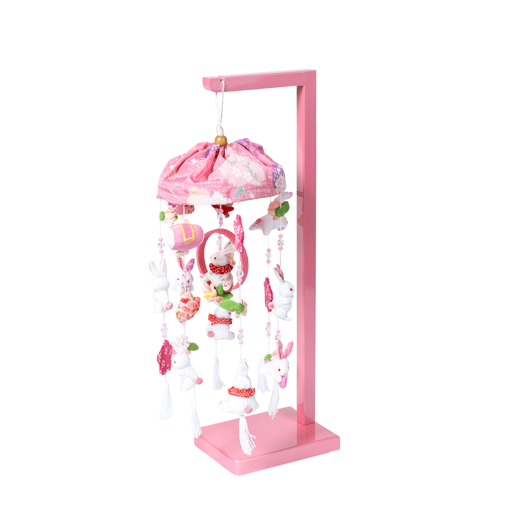 つるし雛 クリスタルうさぎ H50