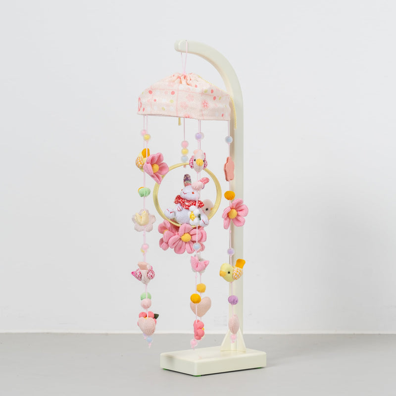 つるし雛 パステルうさぎ イエロー H41