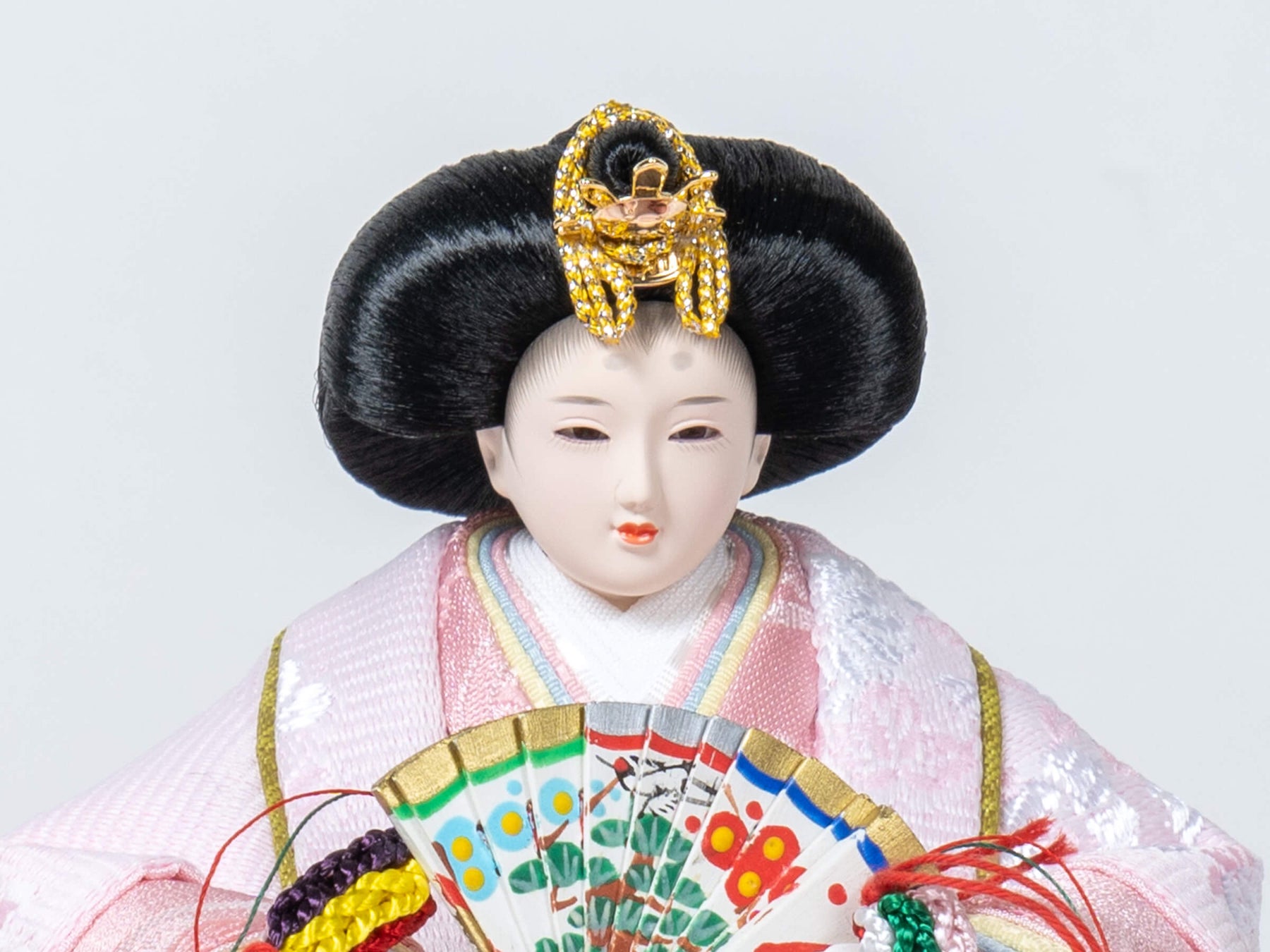 雛人形 こずえ平飾り 白 ブルー