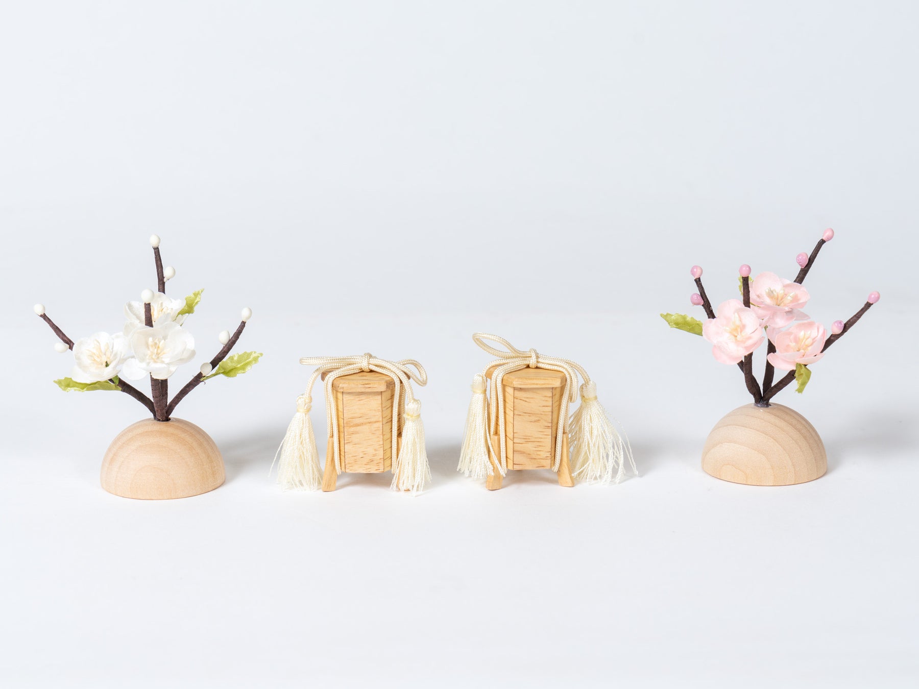 雛人形 こずえ平飾り 白 ブルー