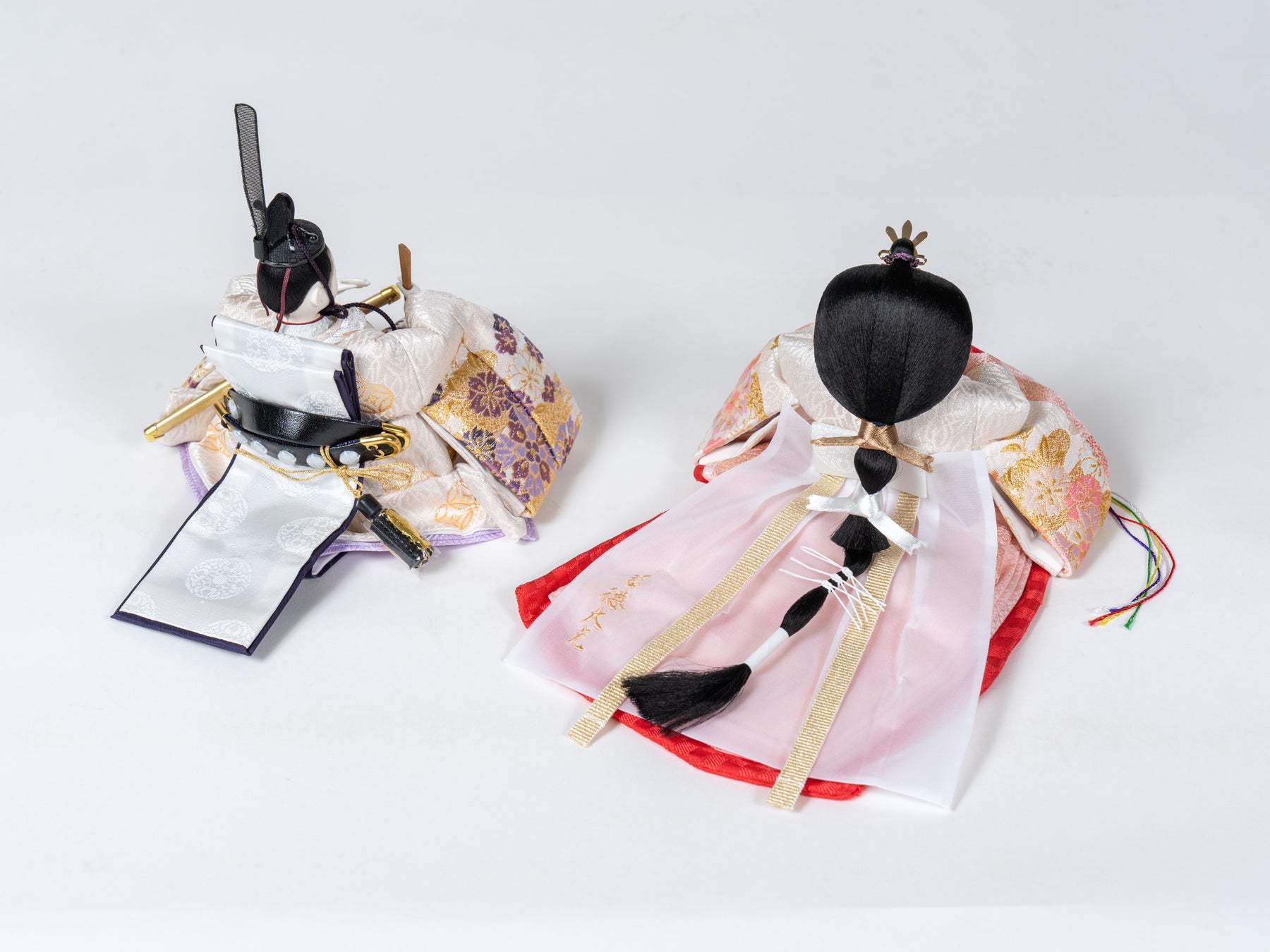 雛人形 胡白平飾り 白 吉徳大光 立湧桜