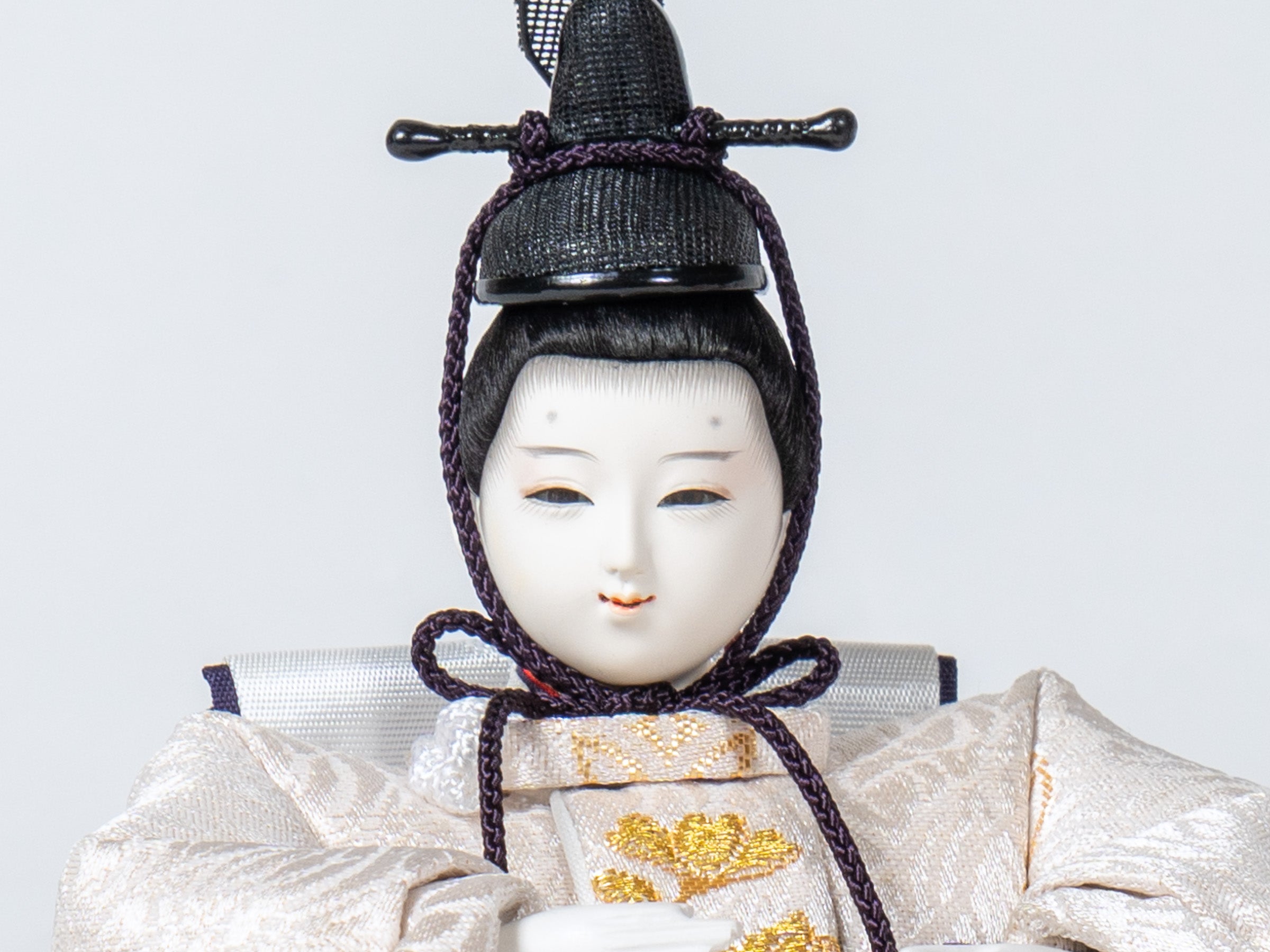 雛人形 胡白平飾り 白 吉徳大光 立湧桜