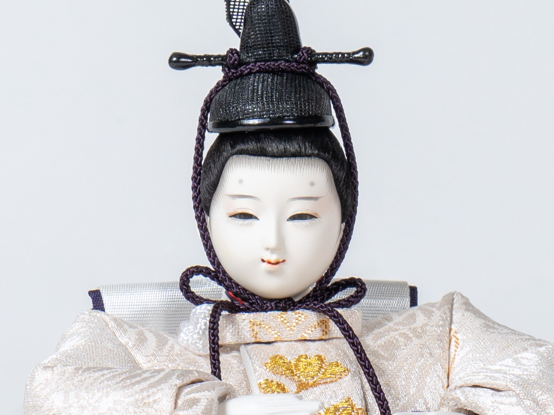 雛人形 胡白平飾り 白 吉徳大光 立湧桜