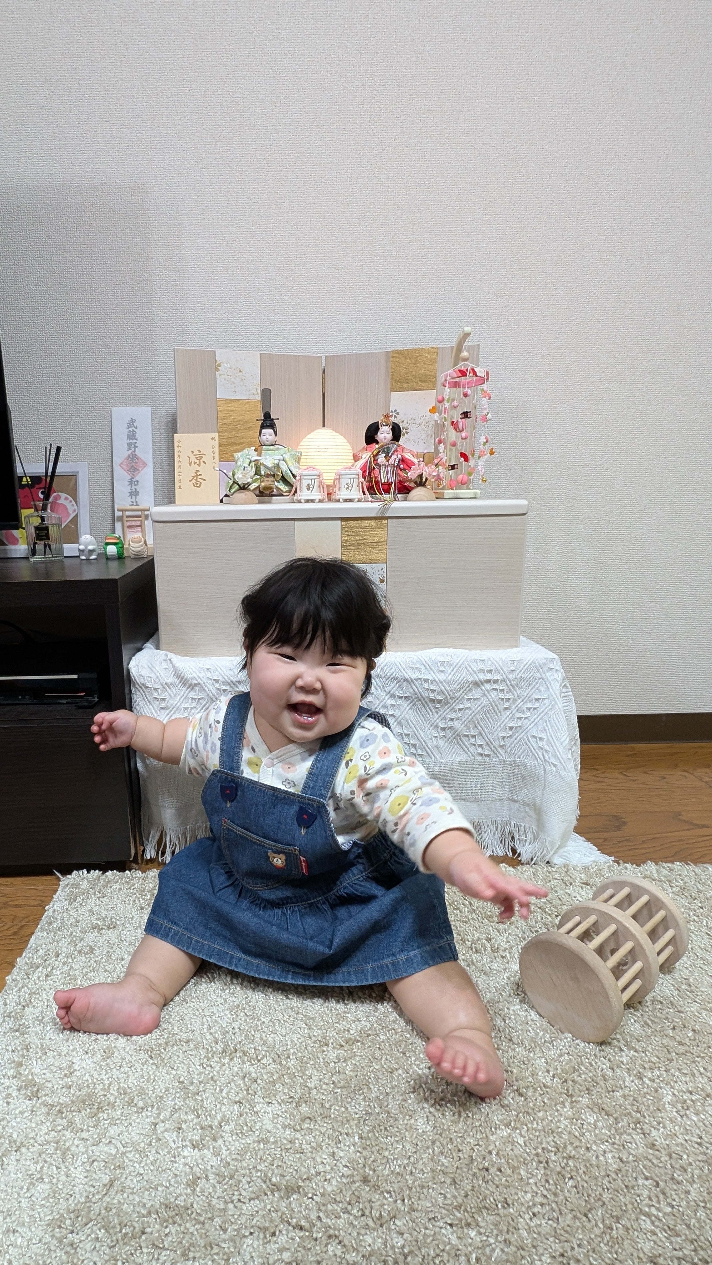 「家族の思いを込めた特別なひな人形」