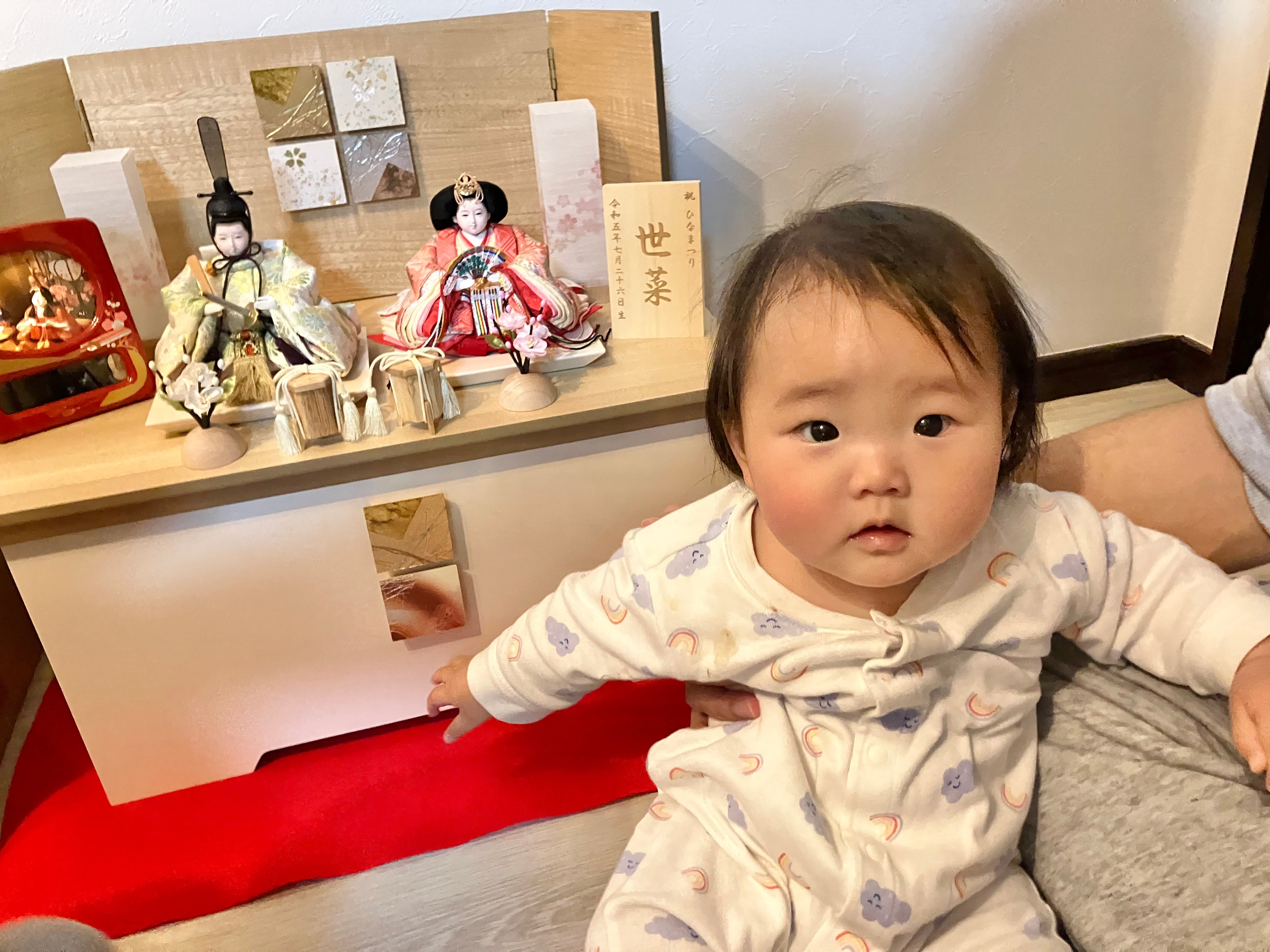 「シンプルでナチュラルなお雛様」