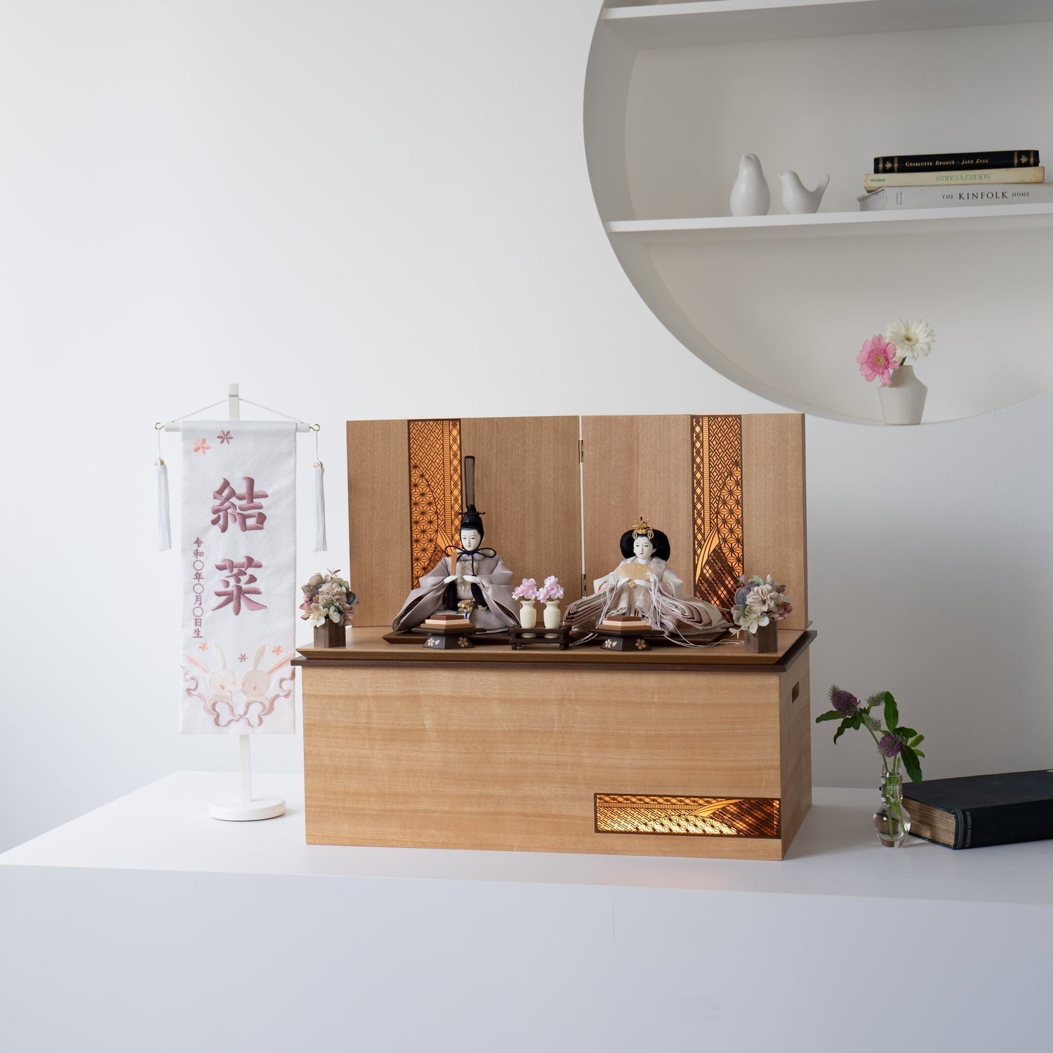 【雛人形・新作】「煌彩」収納飾り