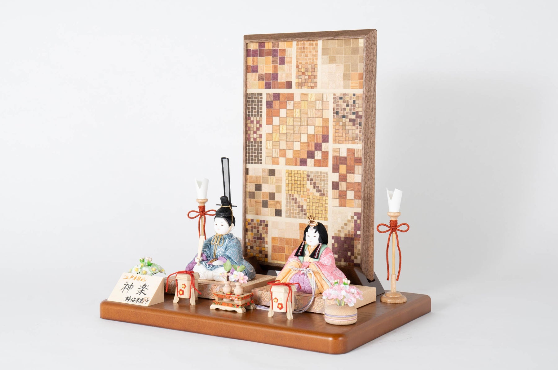 【カスタム商品】神楽平飾り 柿沼東光1909 木目込み