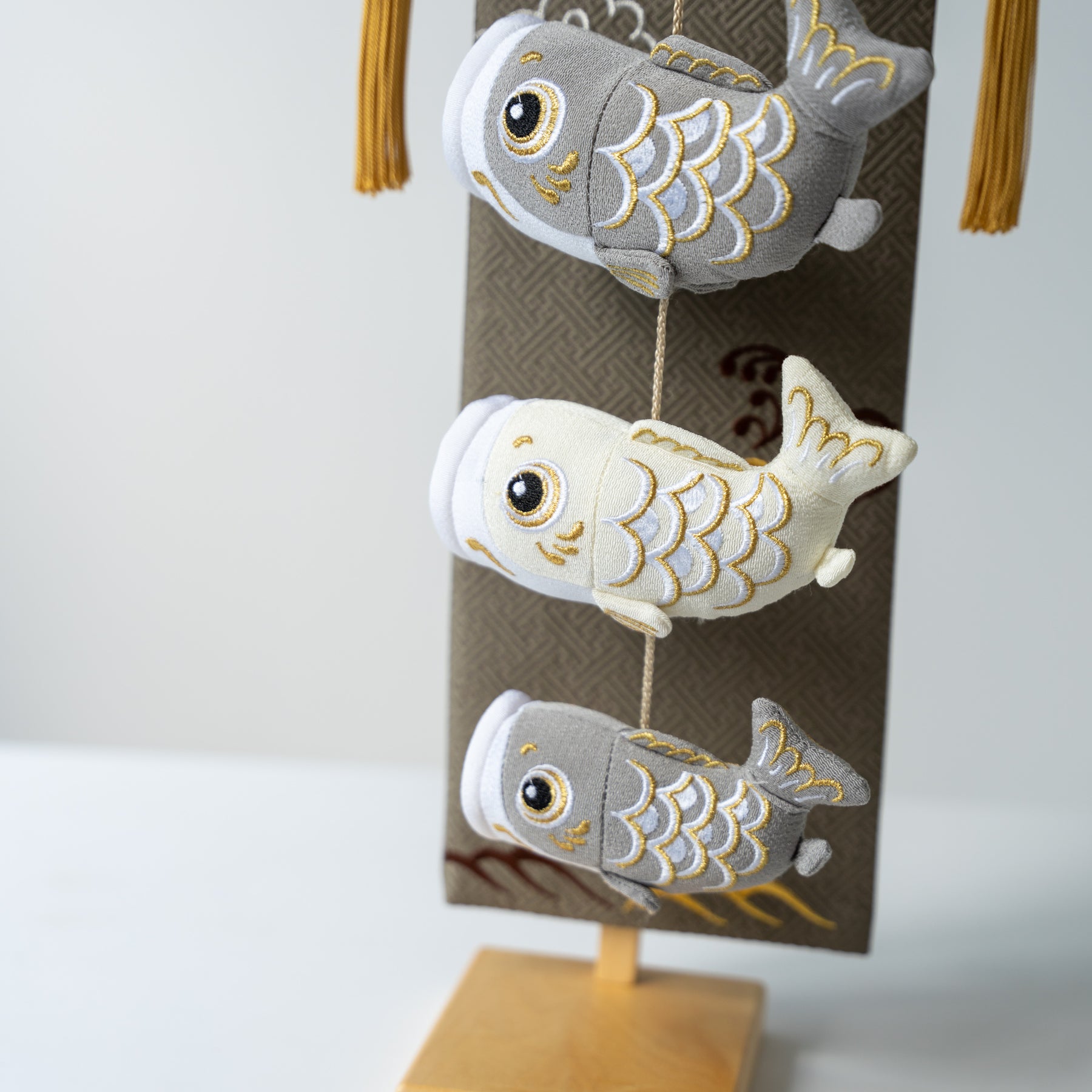 夢鯉 風 モスグレイ 48cm