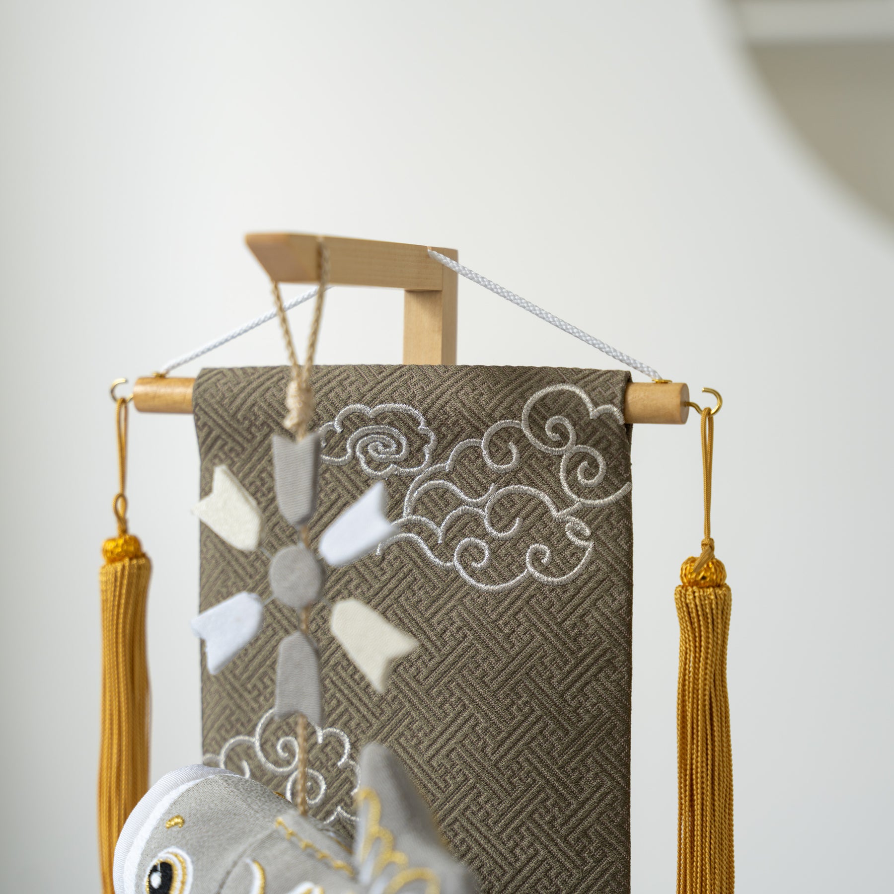 夢鯉 風 モスグレイ 48cm