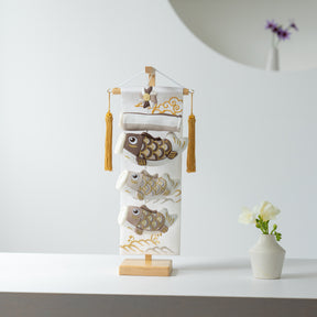 夢鯉 モカ 白 41cm