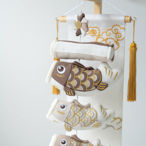 夢鯉 モカ 白 41cm