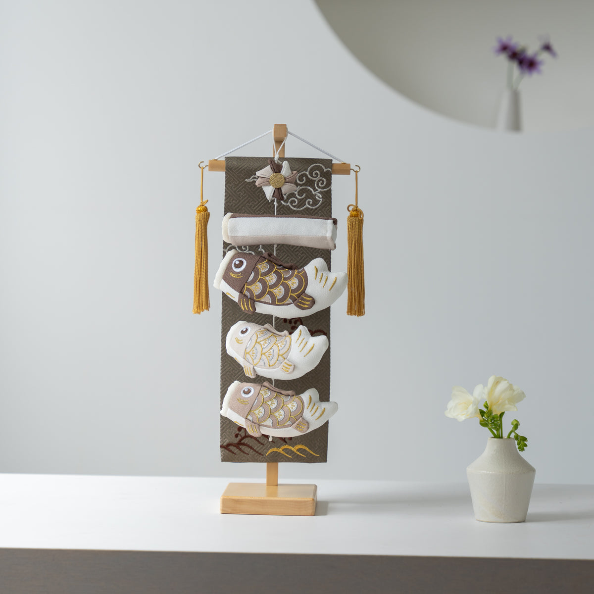 夢鯉 モカ モスグレイ 41cm