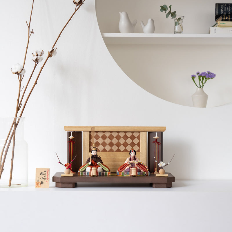 雛人形 陽葵平飾り 一秀 S62 木目込み