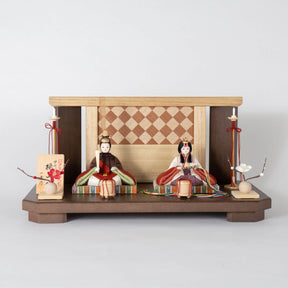 雛人形 陽葵平飾り 一秀 S62 木目込み