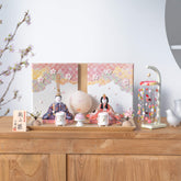 雛人形 瑠花平飾り 一秀 市松