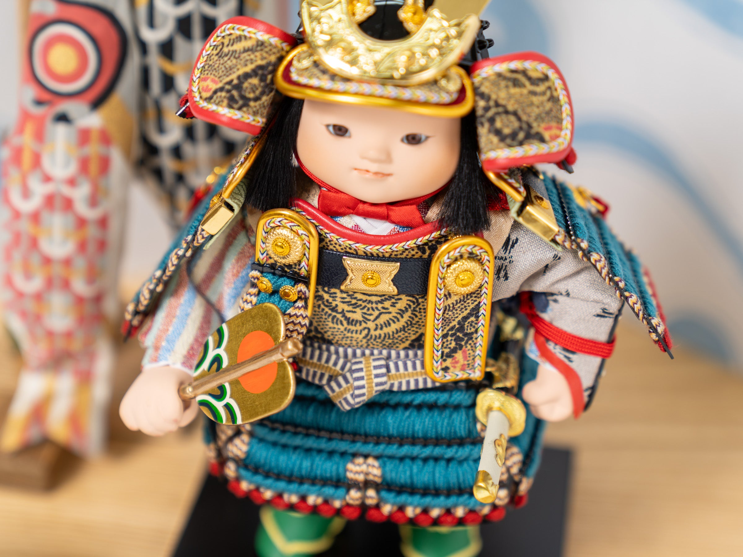 五月人形 幸一光 子供大将 海