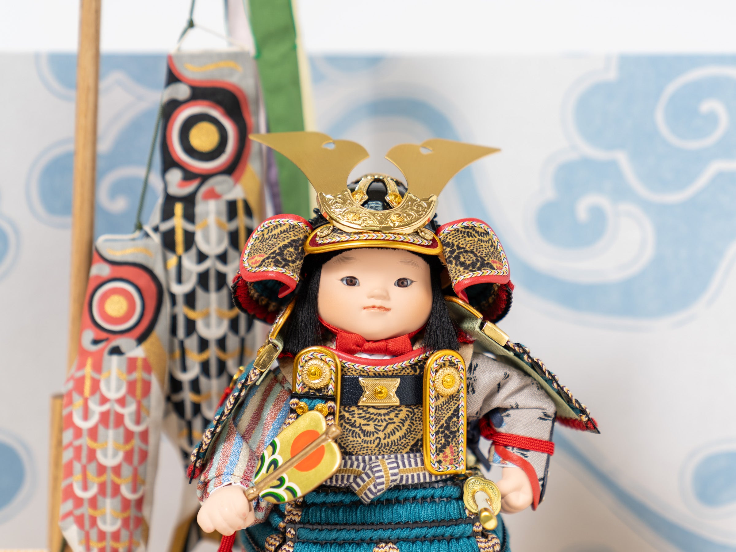 五月人形 幸一光 子供大将 海